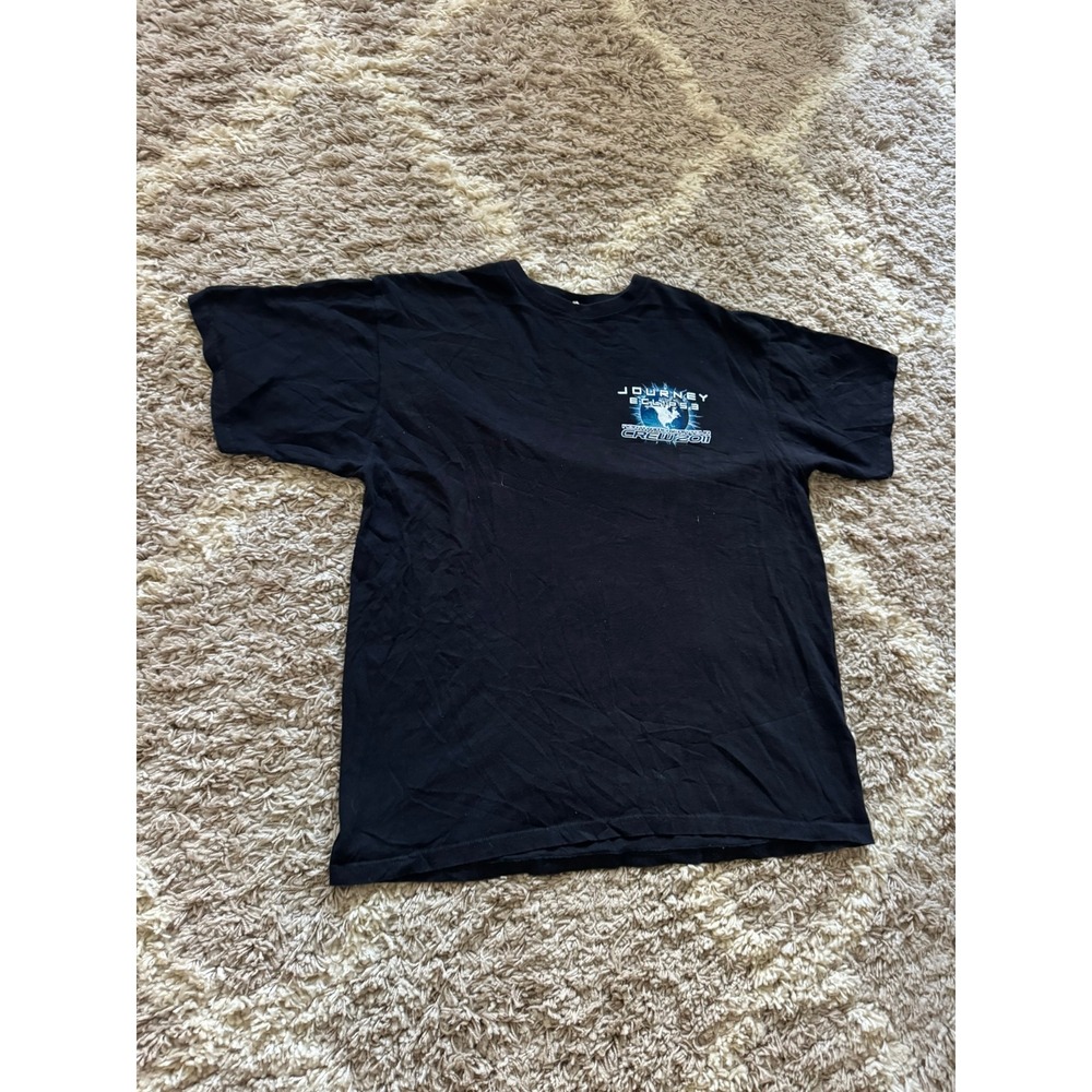 Journey Eclipse North American Tour Crew 2011 Black Graphic T-Shirt XL Anvil